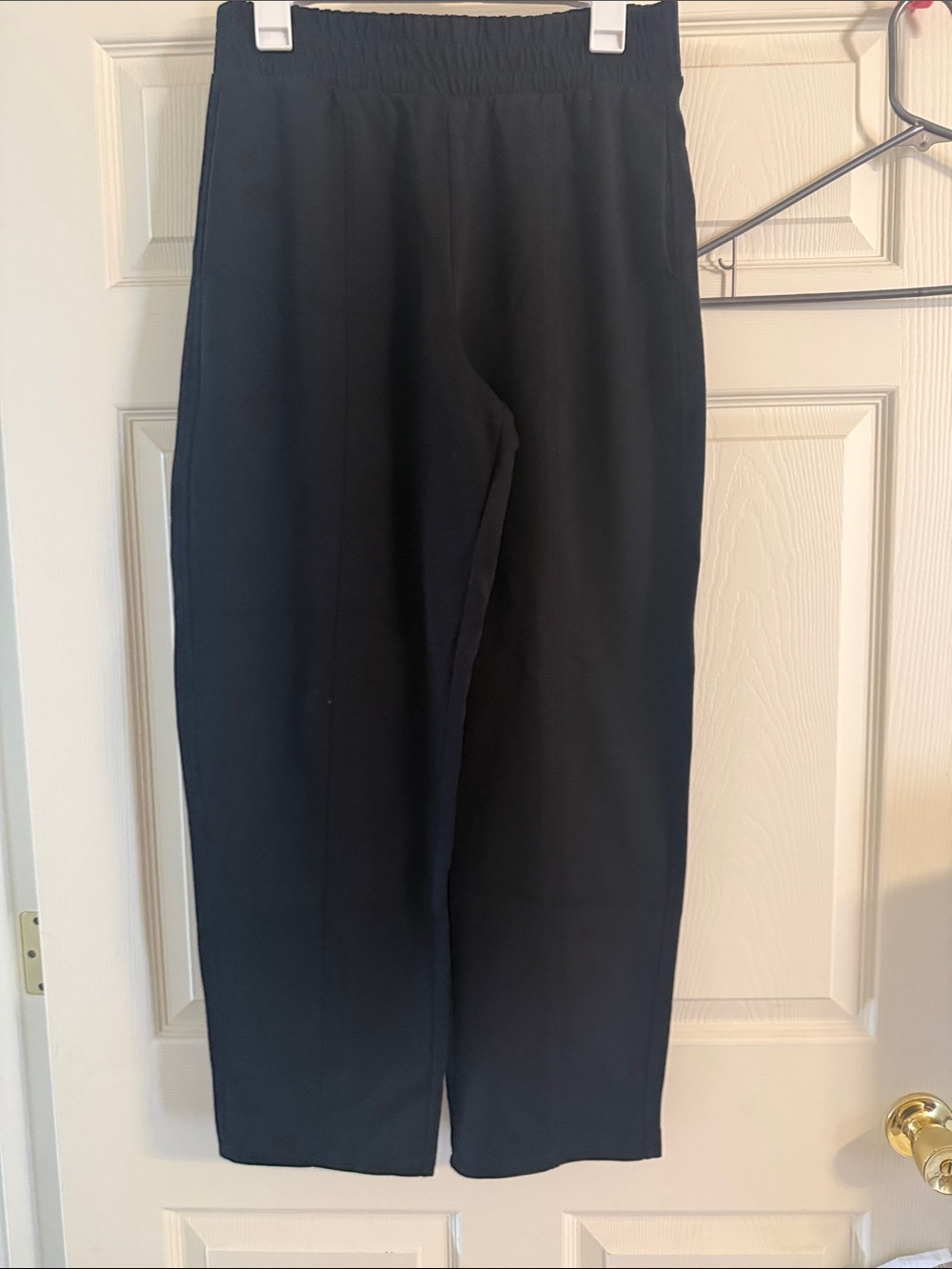 Old Navy Black Women's Elastic-Waist Track Pants